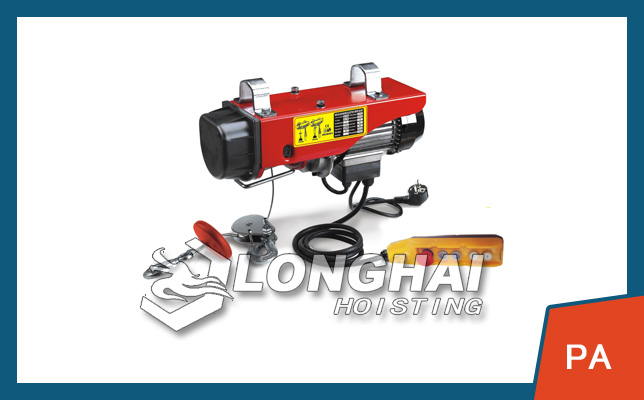 Mini Electric Wire Rope Hoist -PA