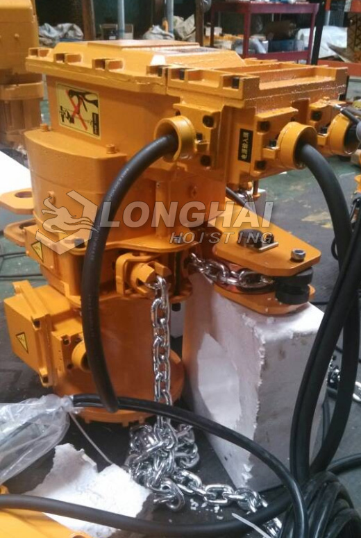 Low-headroom Explosion-proof Electric Chain Hoist