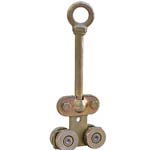 Spring balancer rail assembly parts - Ball-pivot trolley